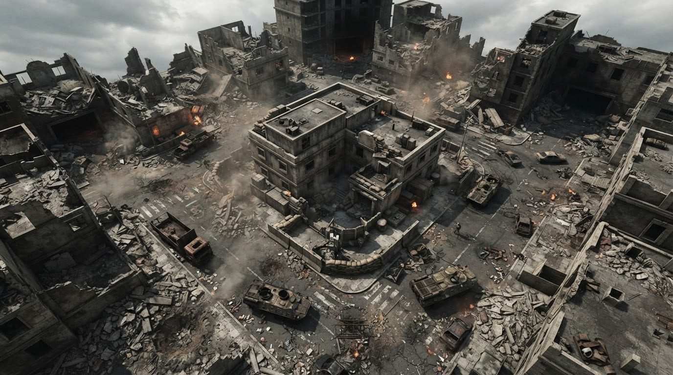 Assault a fortified urban district