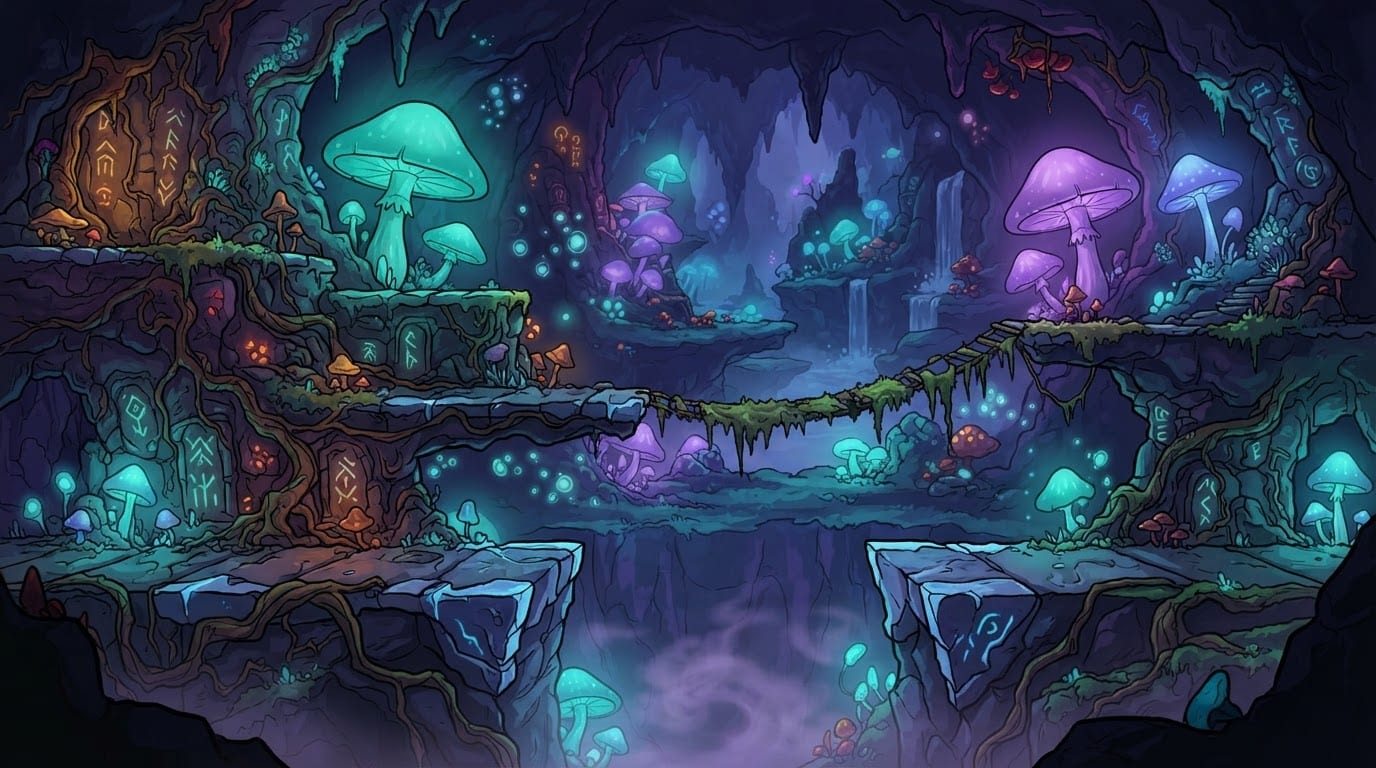 Ancient Underground Mushroom Caves