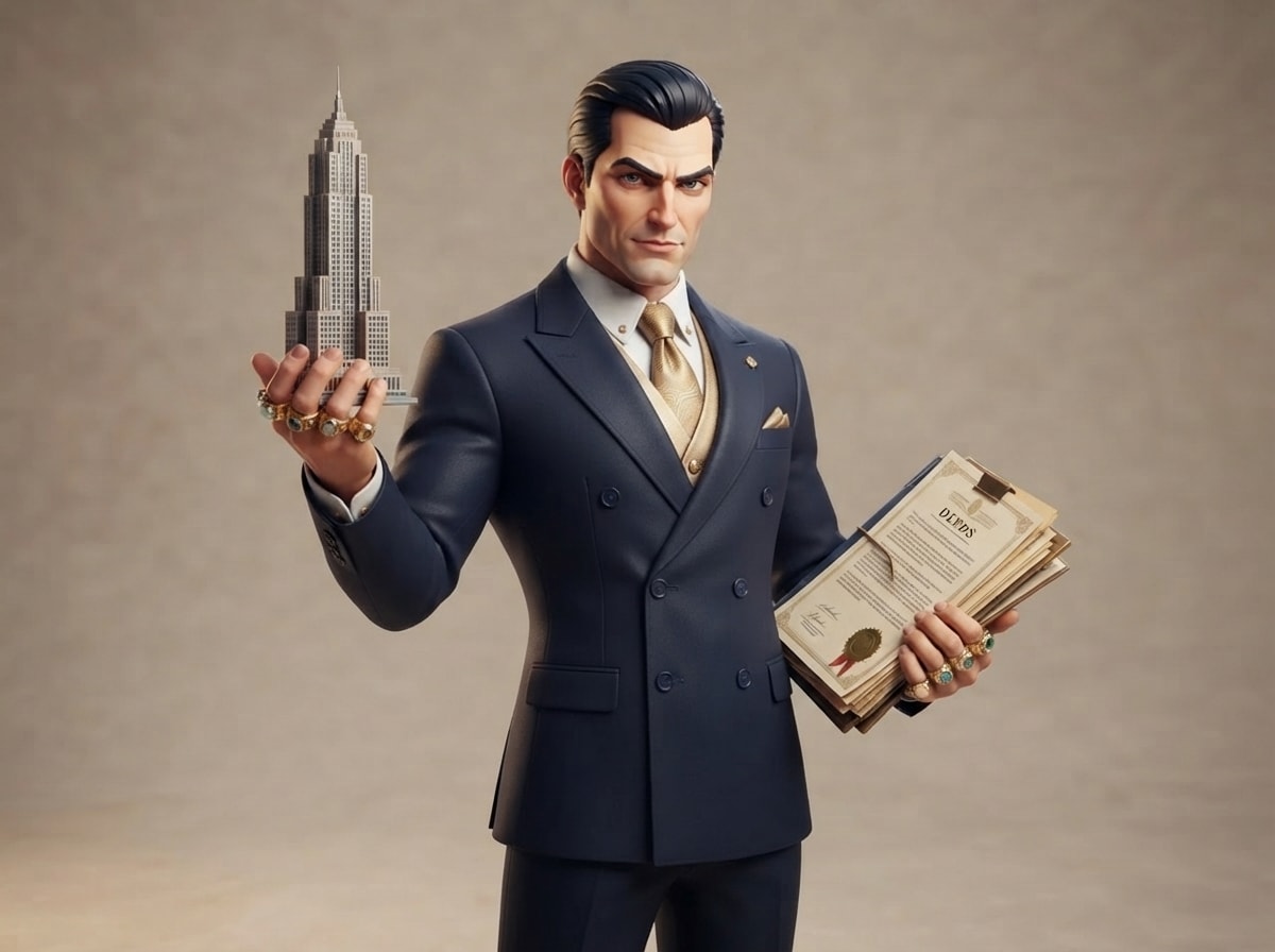 A cunning real-estate mogul