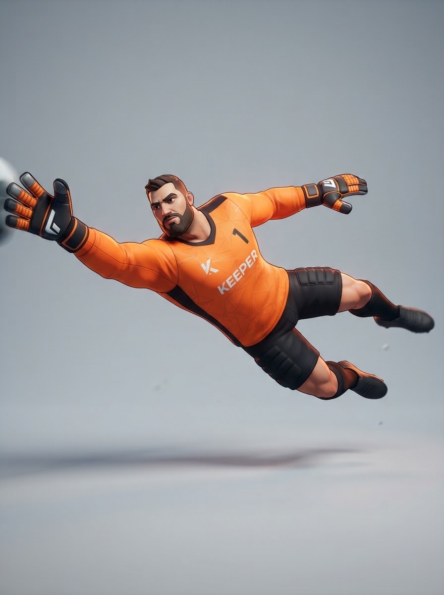 The commanding goalkeeper