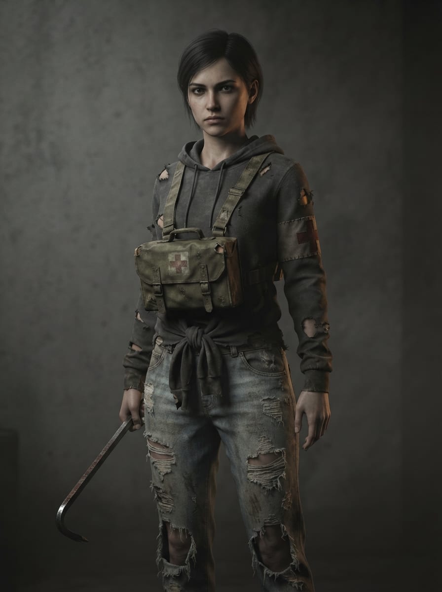 Young paramedic turned scavenger
