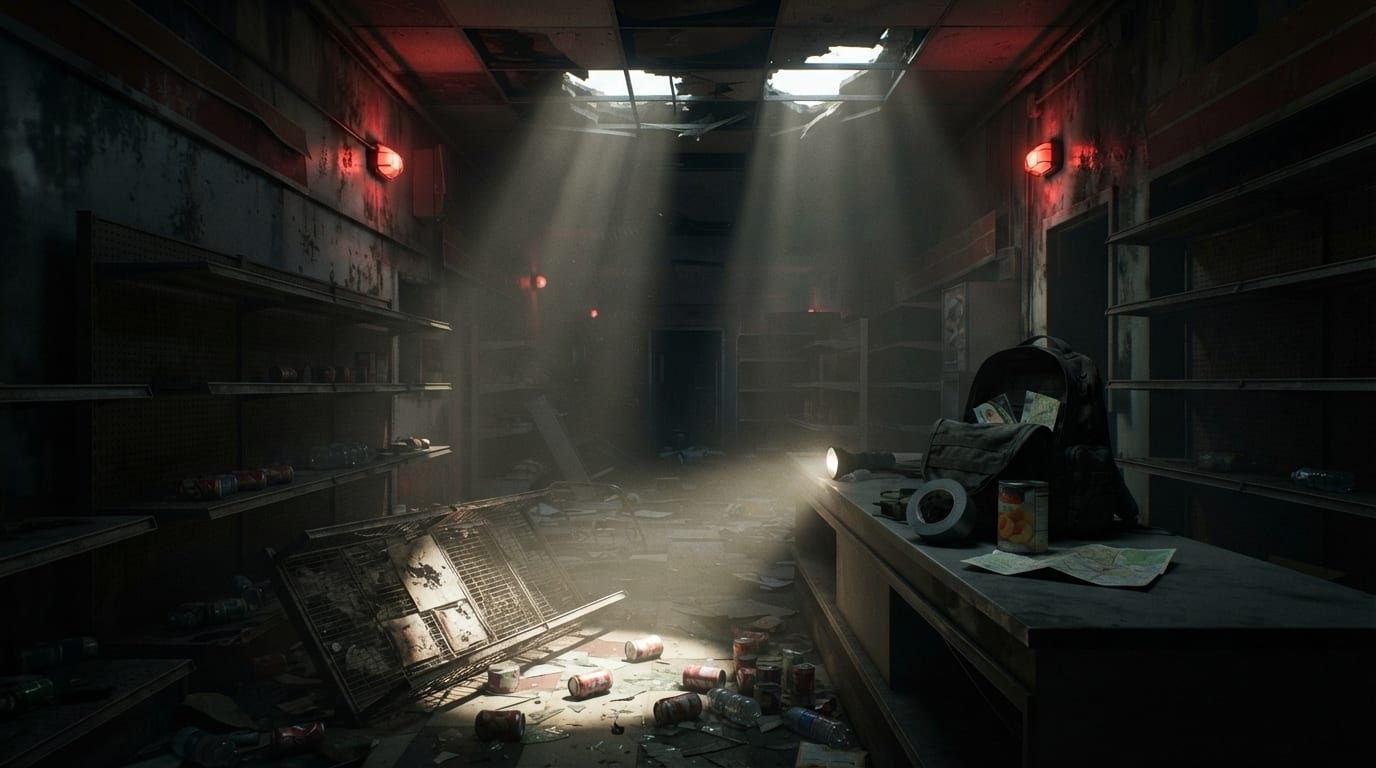 Scavenge a collapsed building