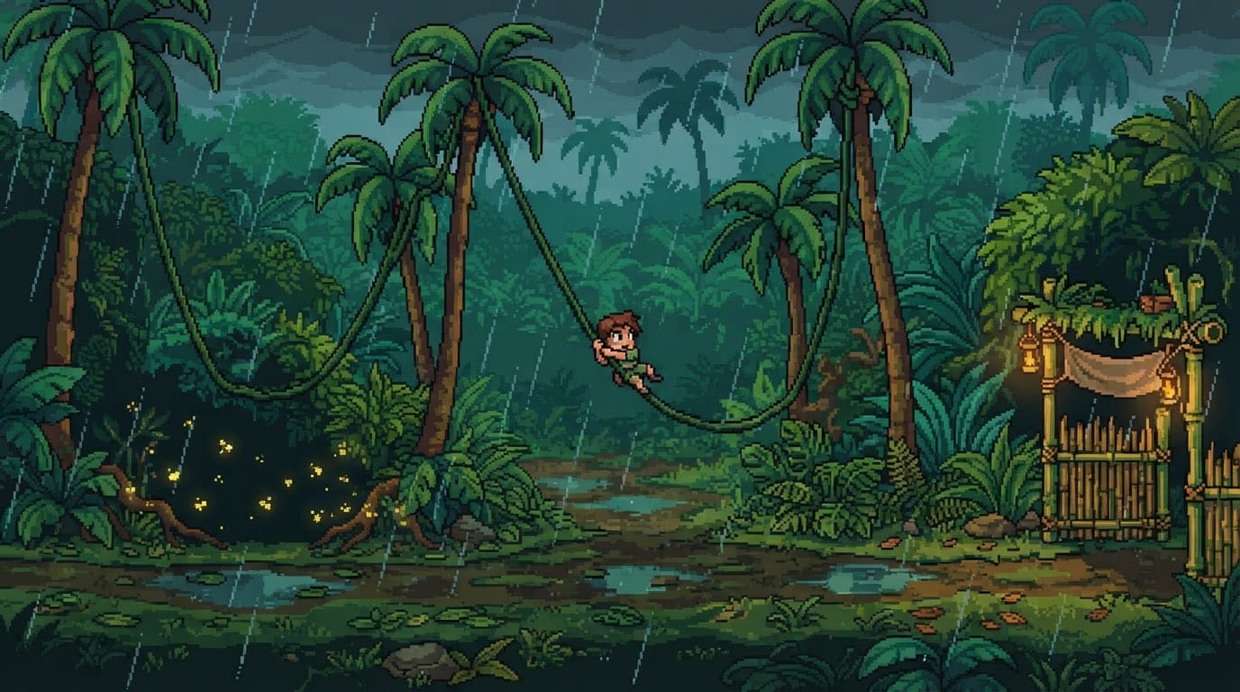 Jungla tropical lluviosa