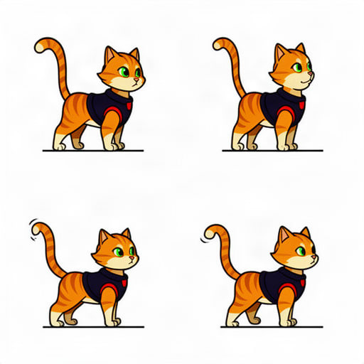 Orange Tabby Idle Sprite