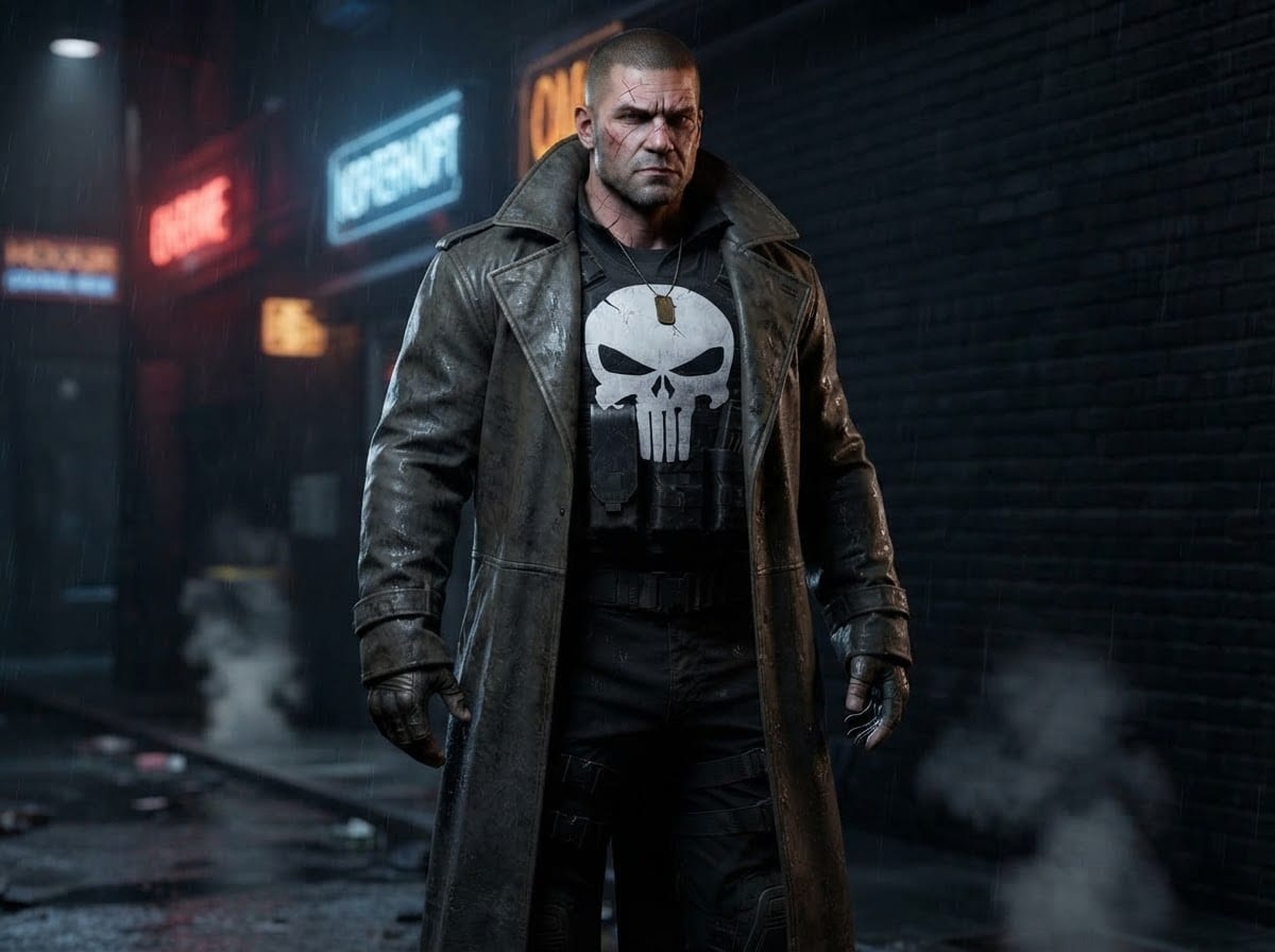 The Grieving Soldier — Long Coat & Skull v2