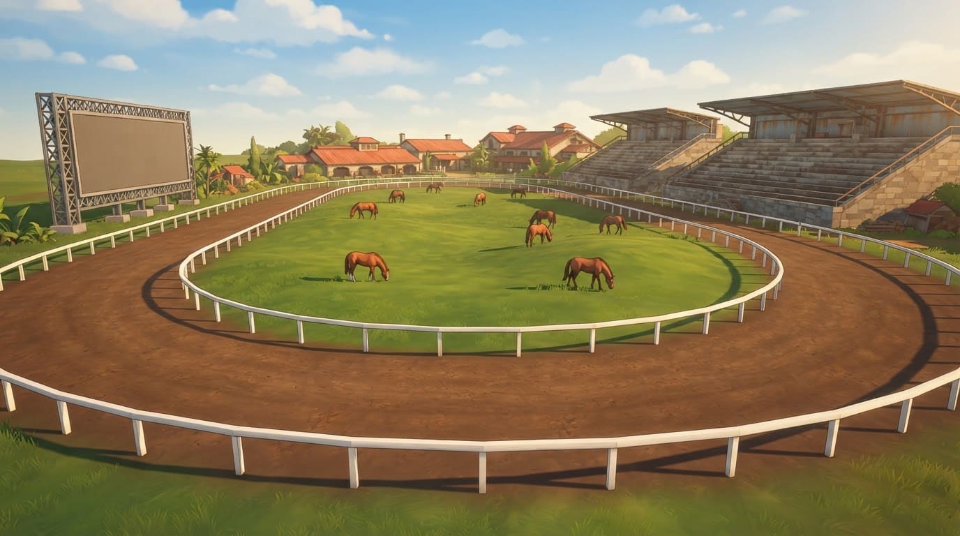 Hipódromo y pastizales