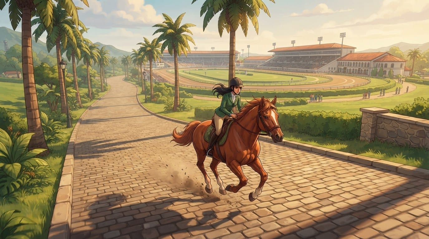Lleva tu caballo al hipódromo