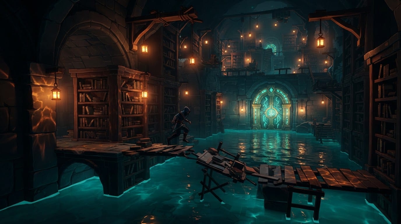 Sunken Library Underground