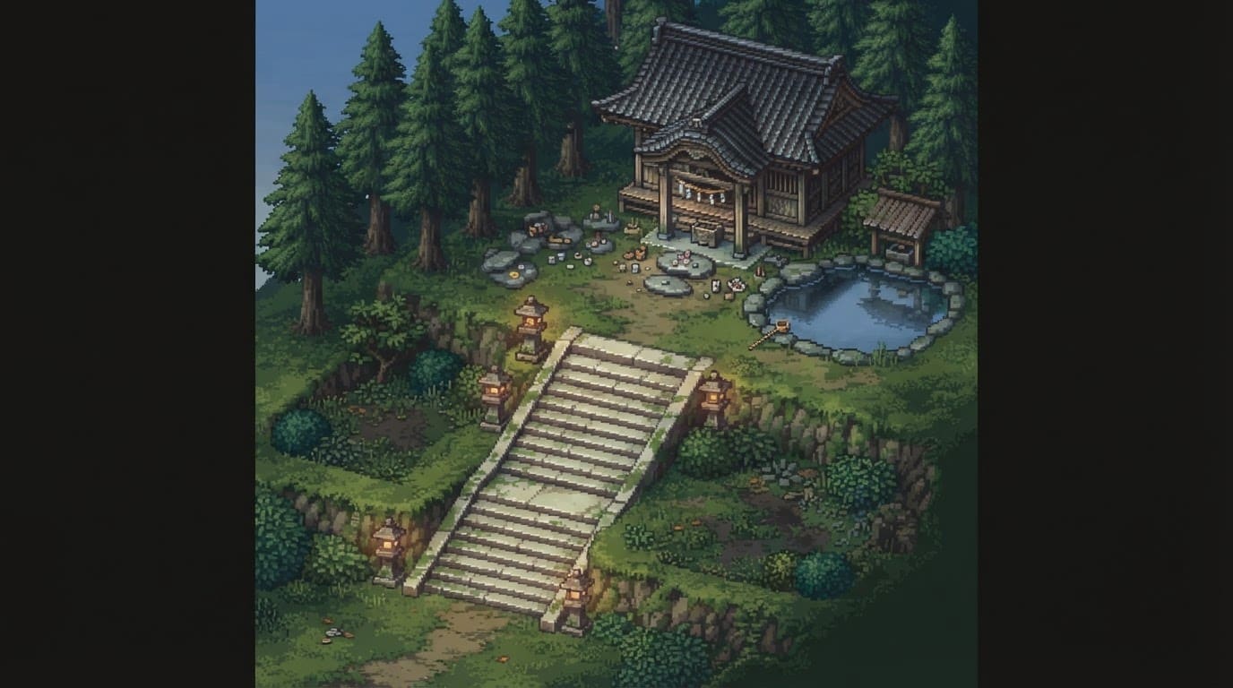 Ancient hillside shrine