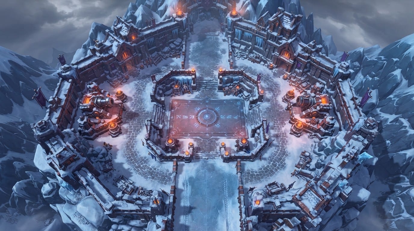 Frozen Dwarven Fortress