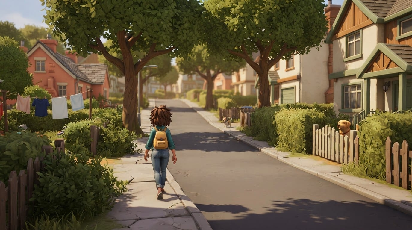 Leafy suburban neighbourhood