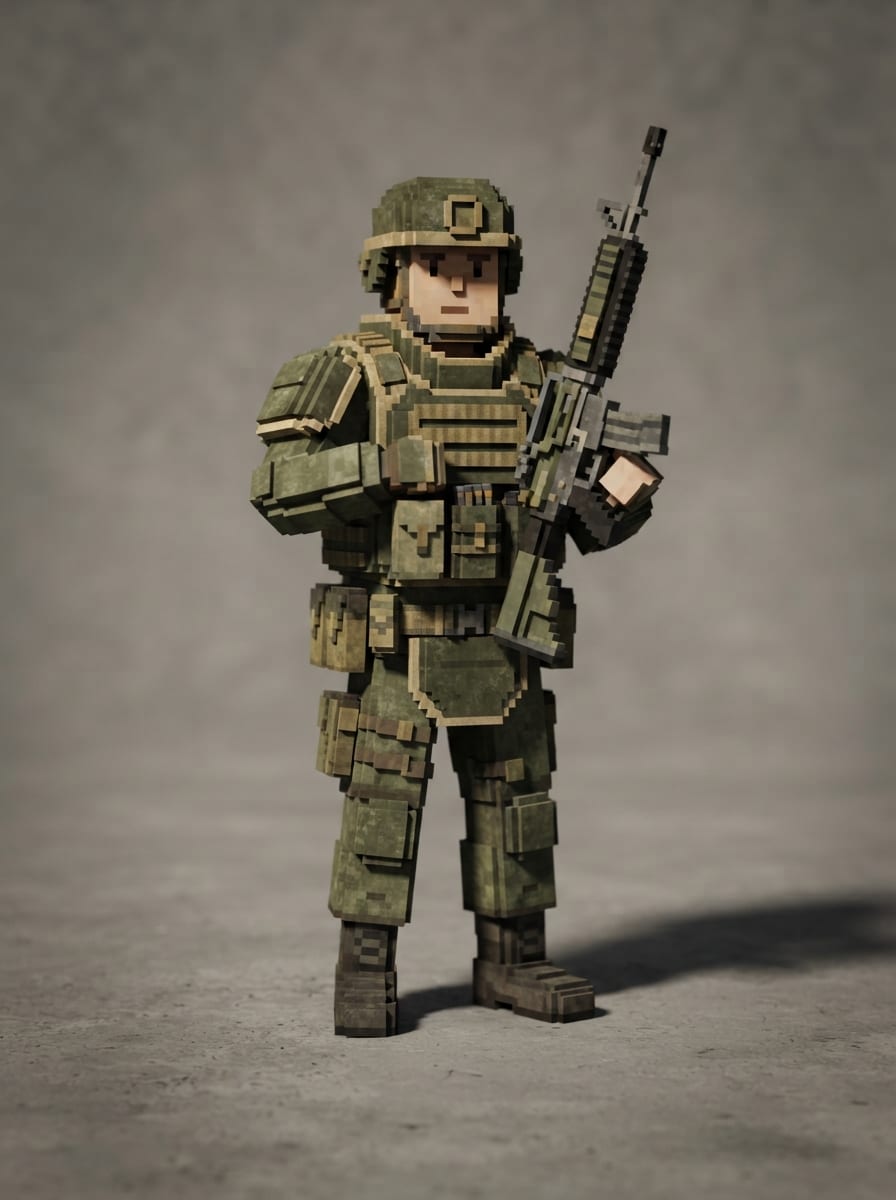 Infantry rifleman soldier
