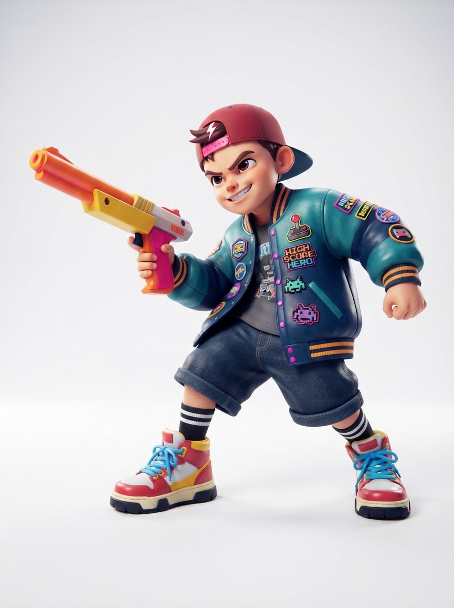Wild kid arcade champion