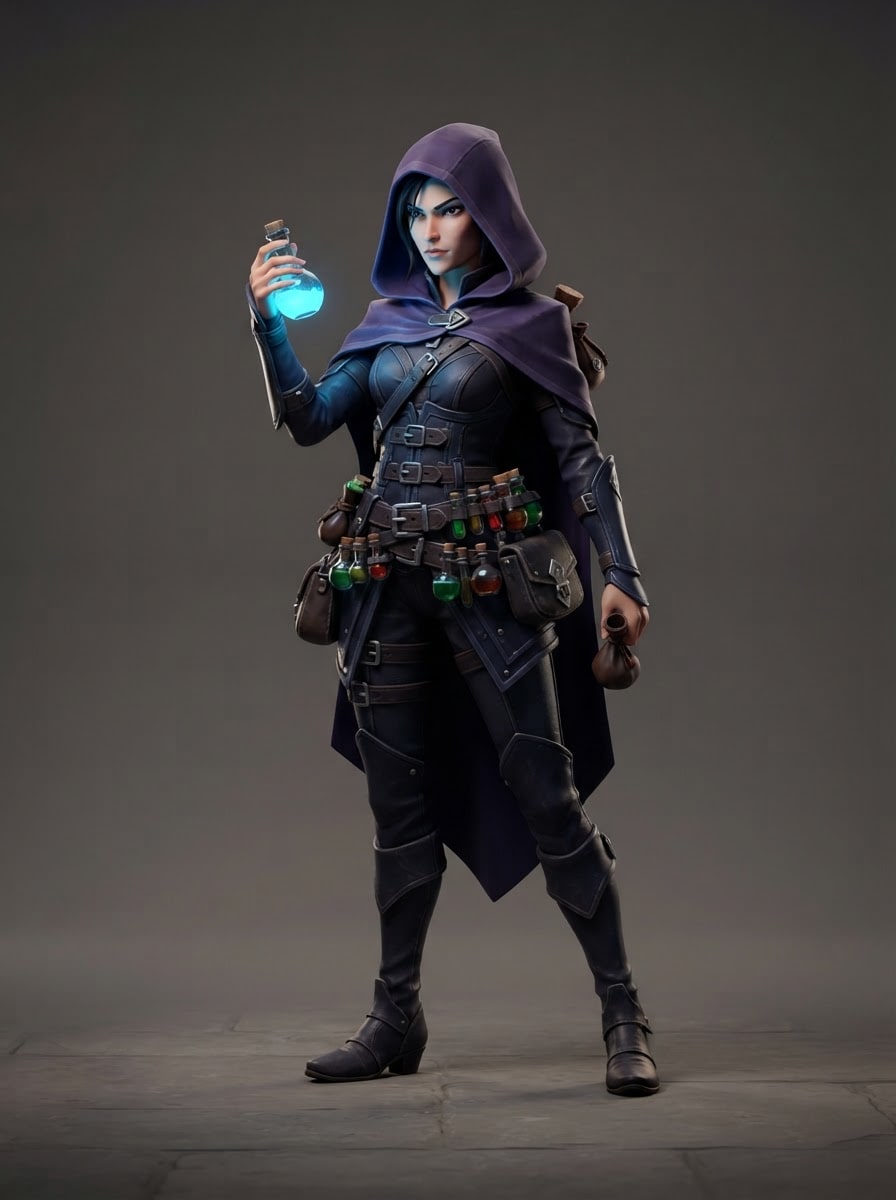 A Swift Cloaked Alchemist