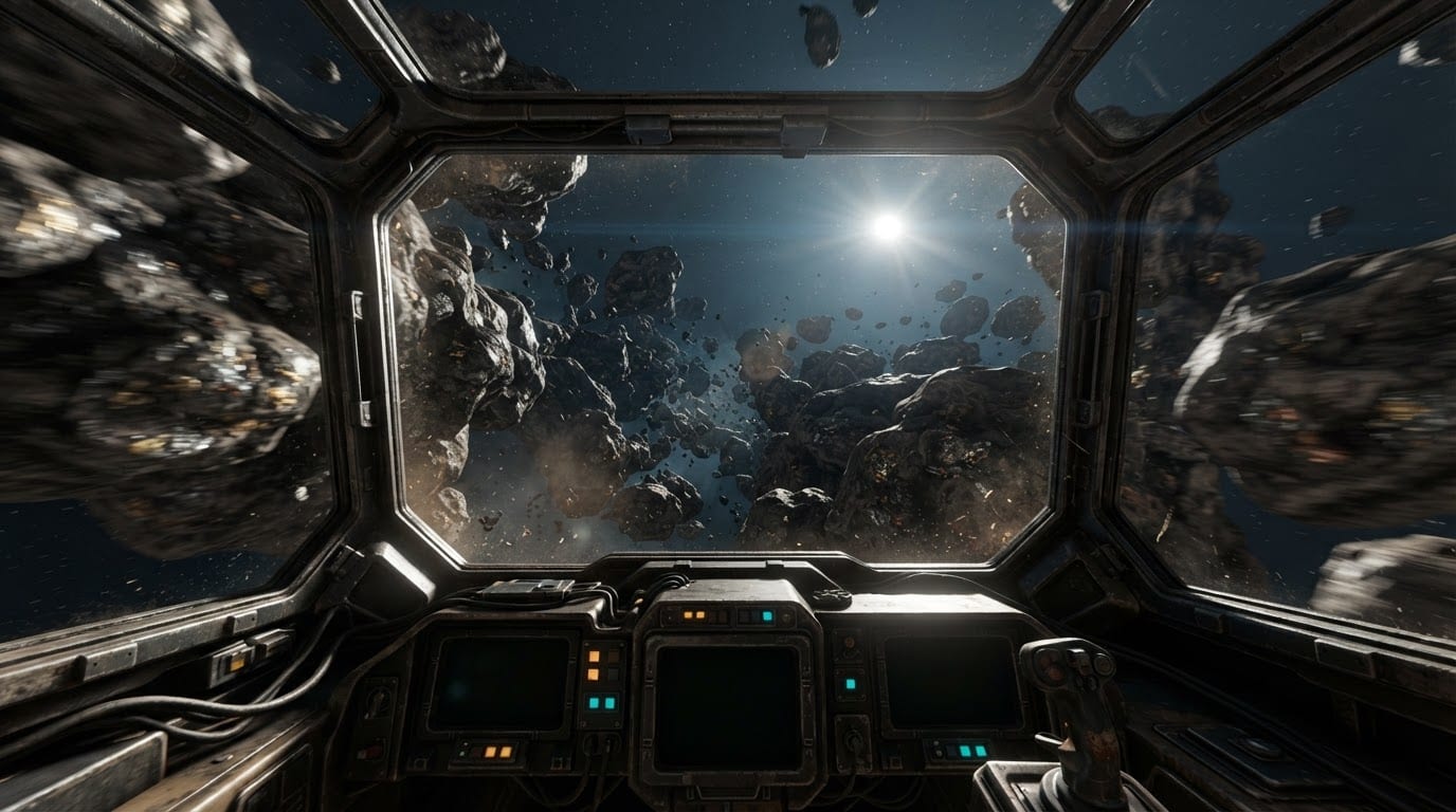 Asteroid mining belt