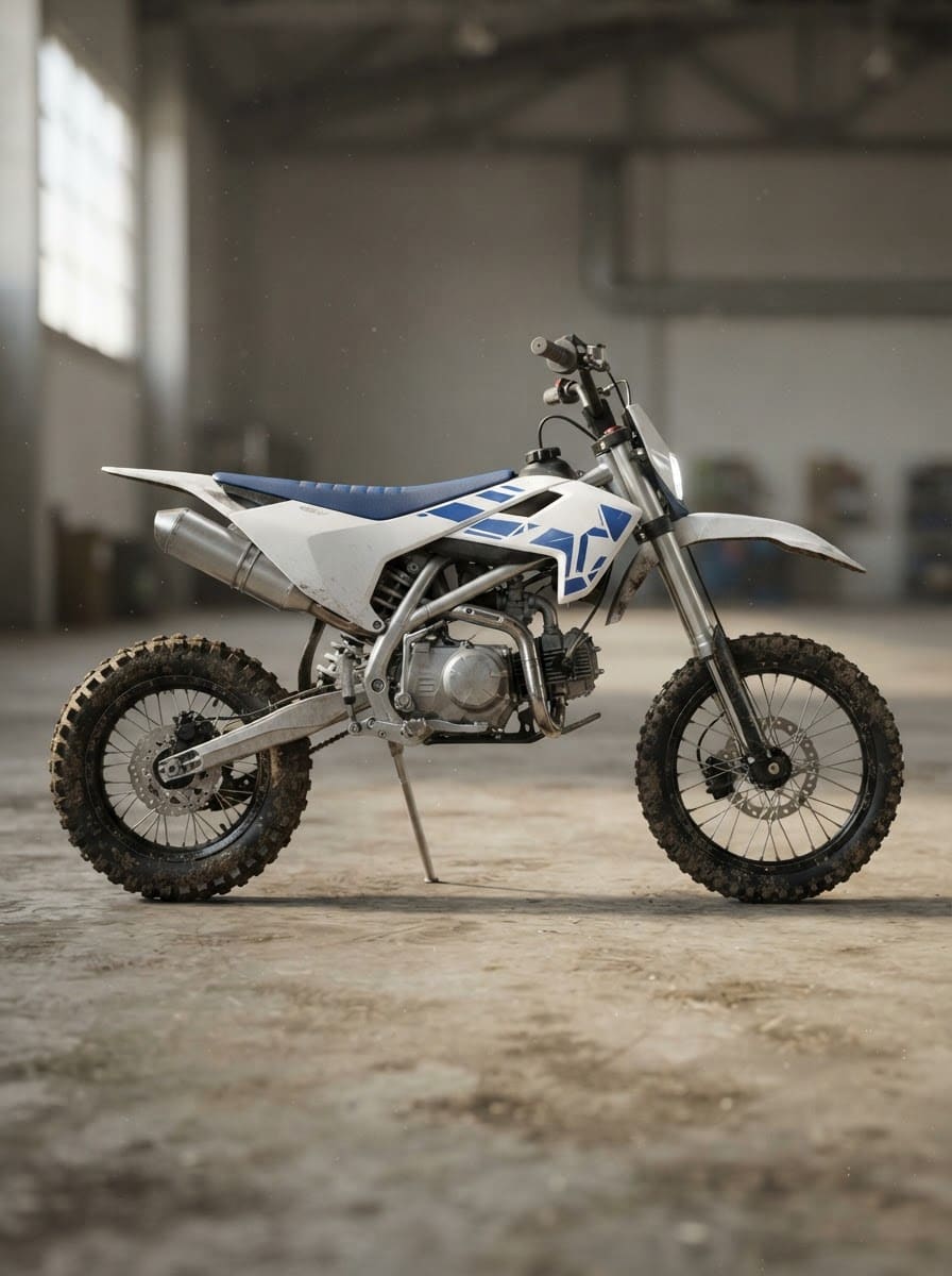 Lightweight trail pit bike