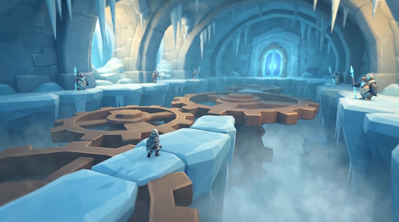 Frozen clockwork fortress