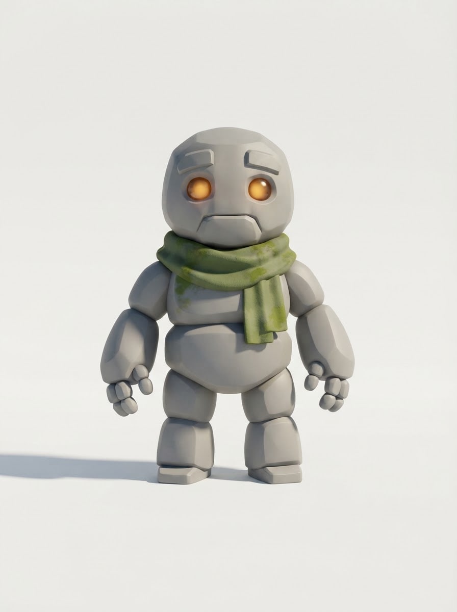 Pebble the stone golem child