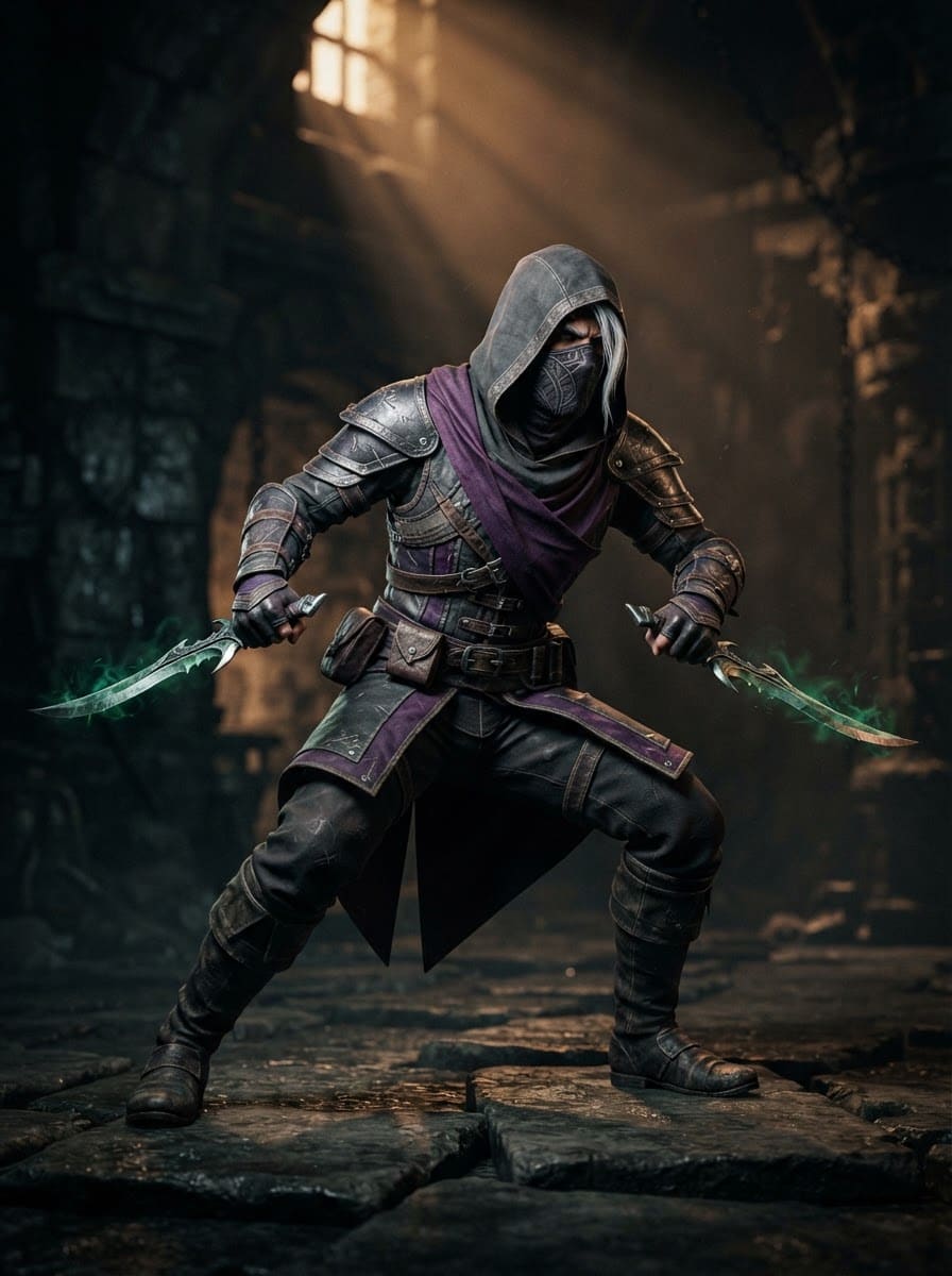 Shadowy Rogue Assassin