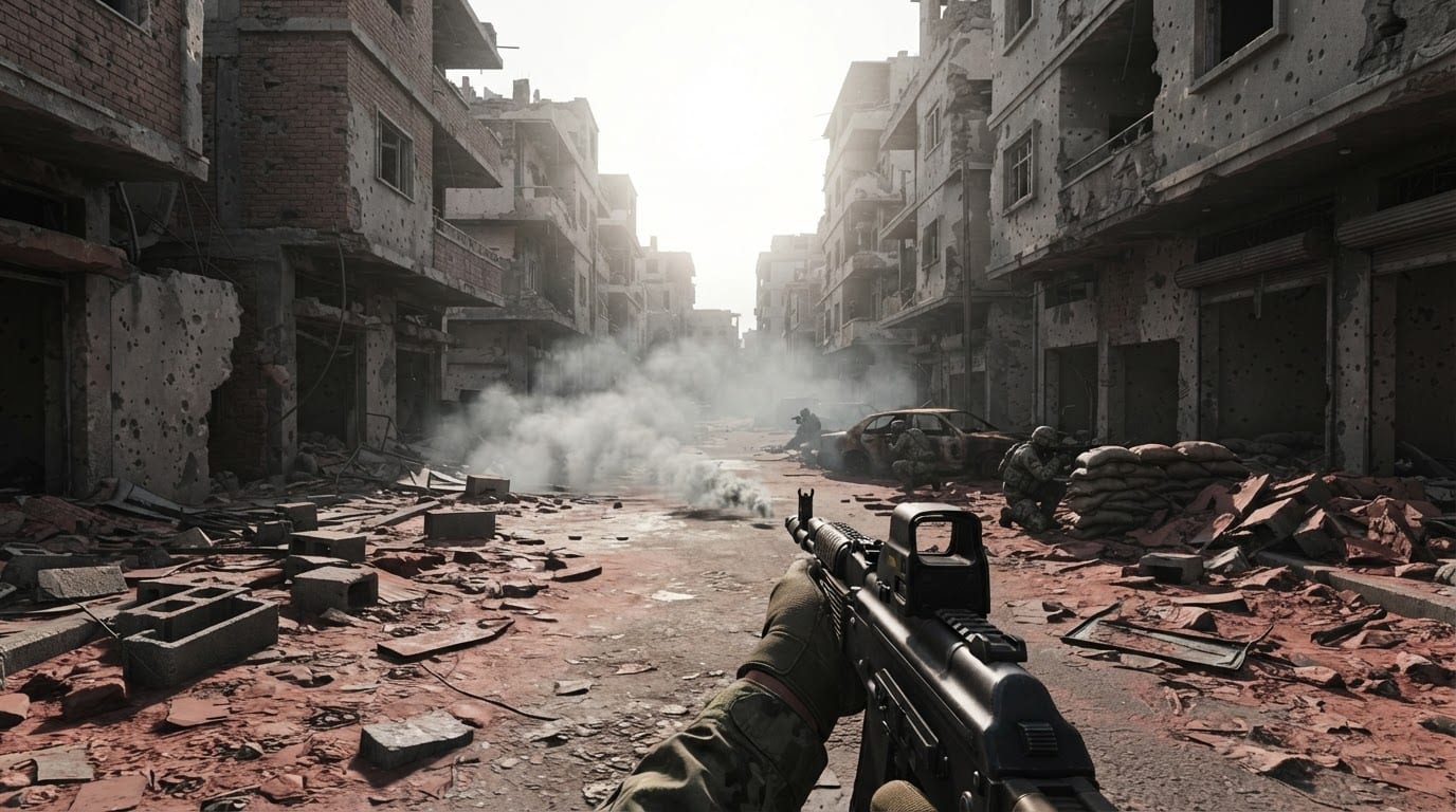 Push through enemy lines