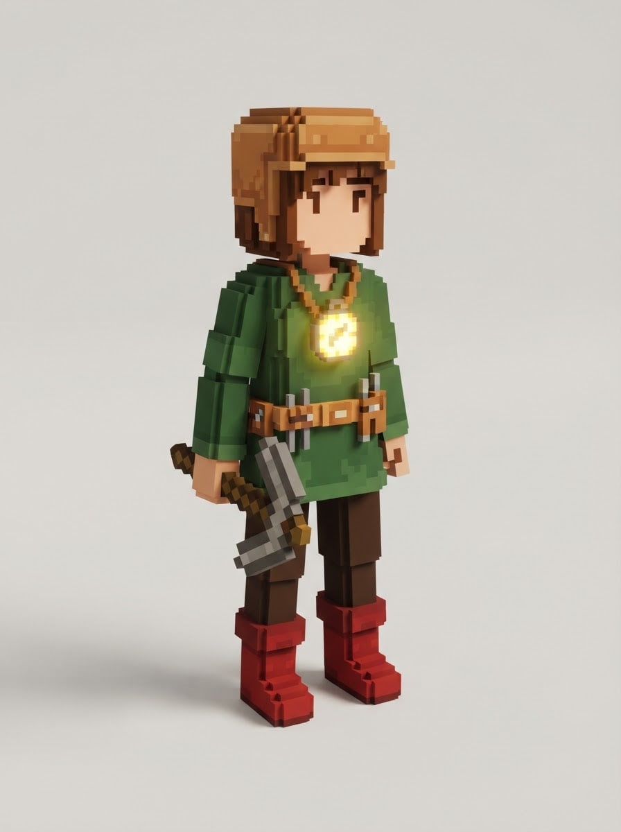 Exploradora de botas vermelhas