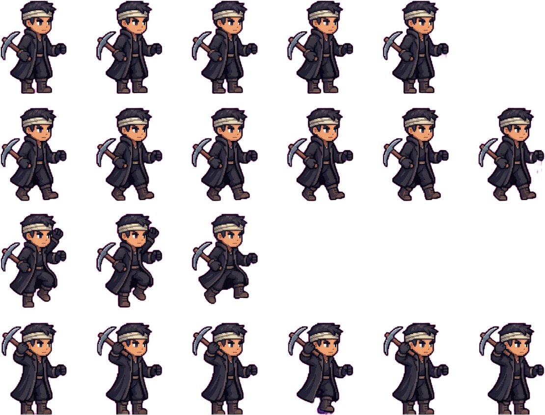 Ecos del Color - Player Body Spritesheet