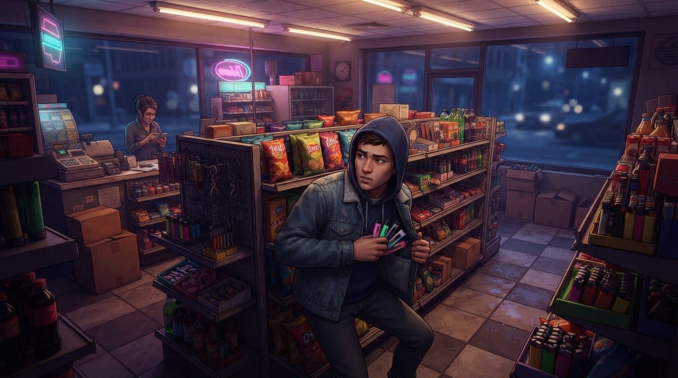 Raiding the corner store