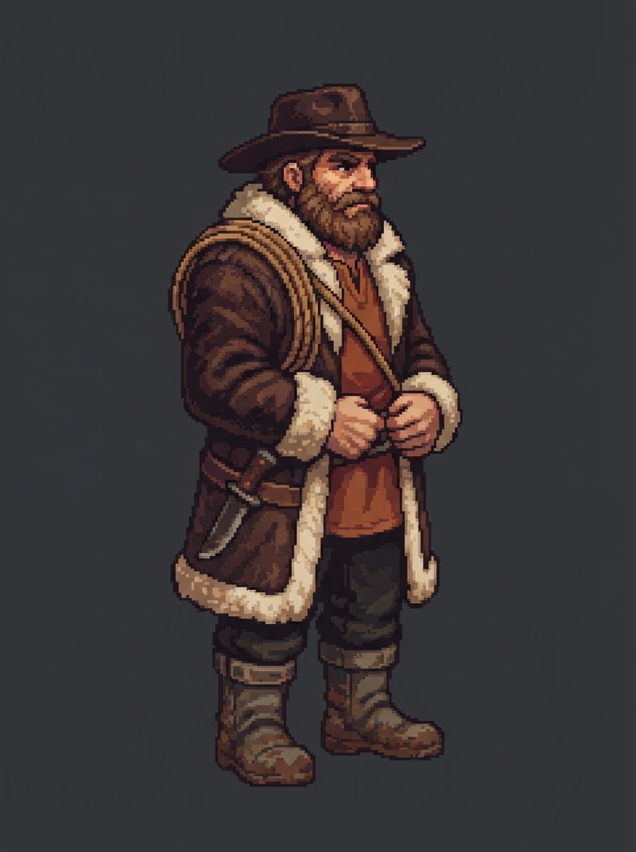 The grizzled trapper