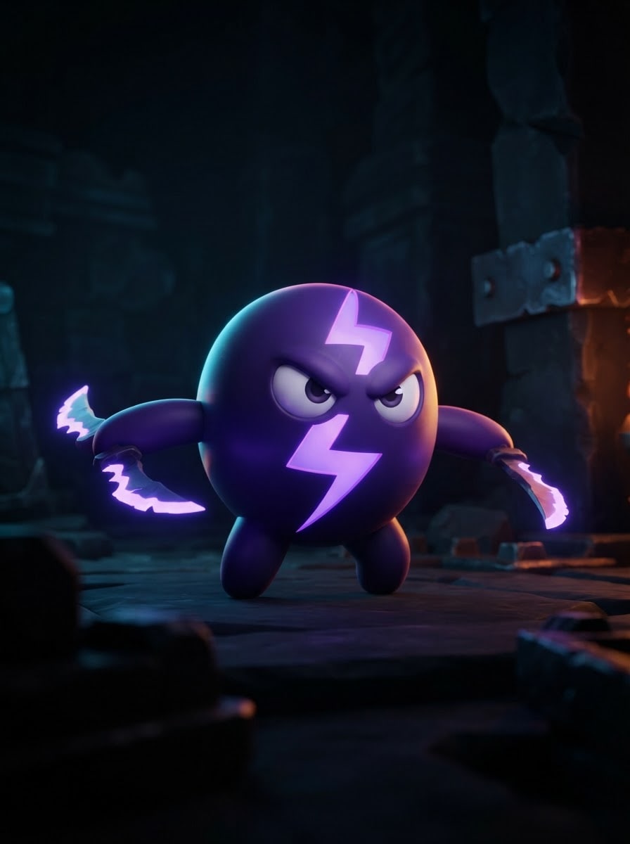 Purple dot rogue fighter