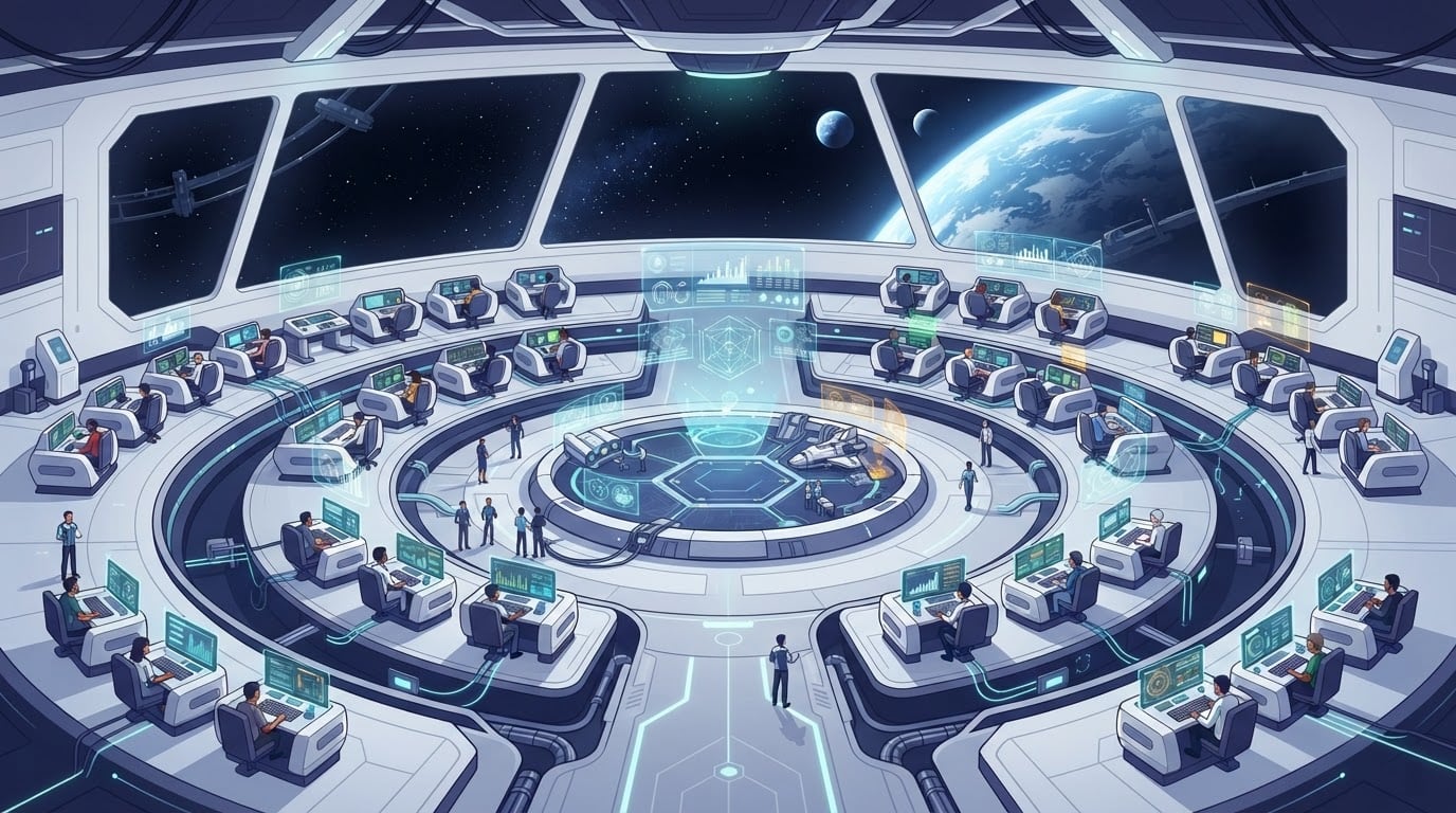 Orbital Station Trading Hub