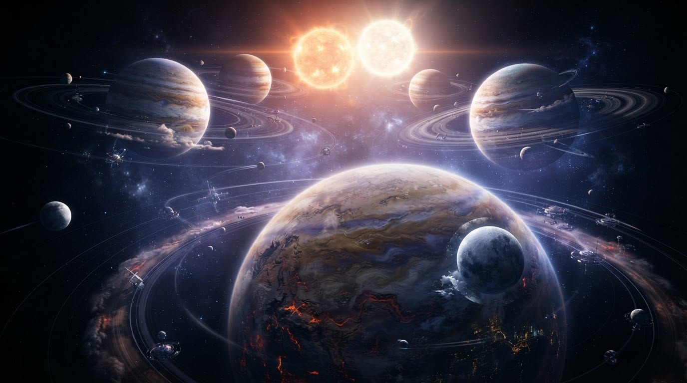 Watch a living solar system breathe