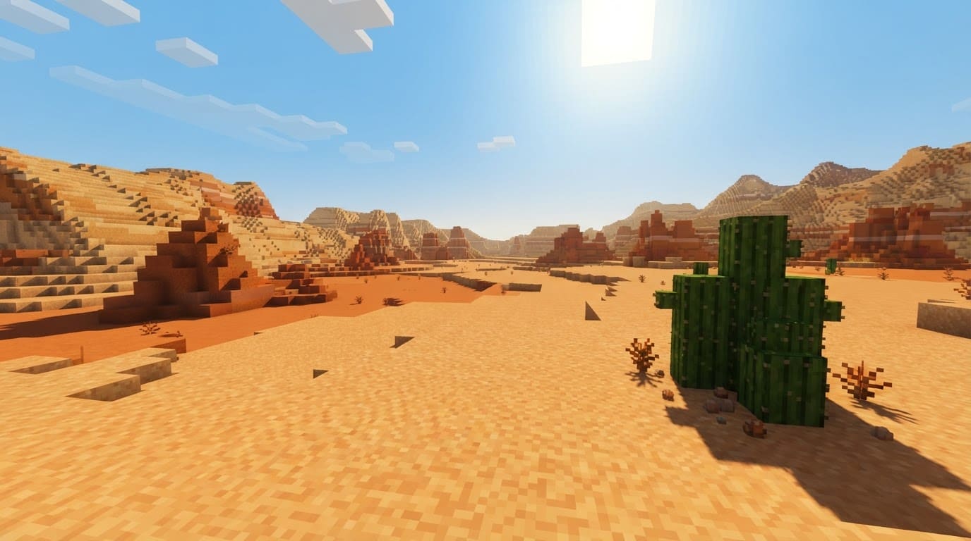 Deserto de arenito árido