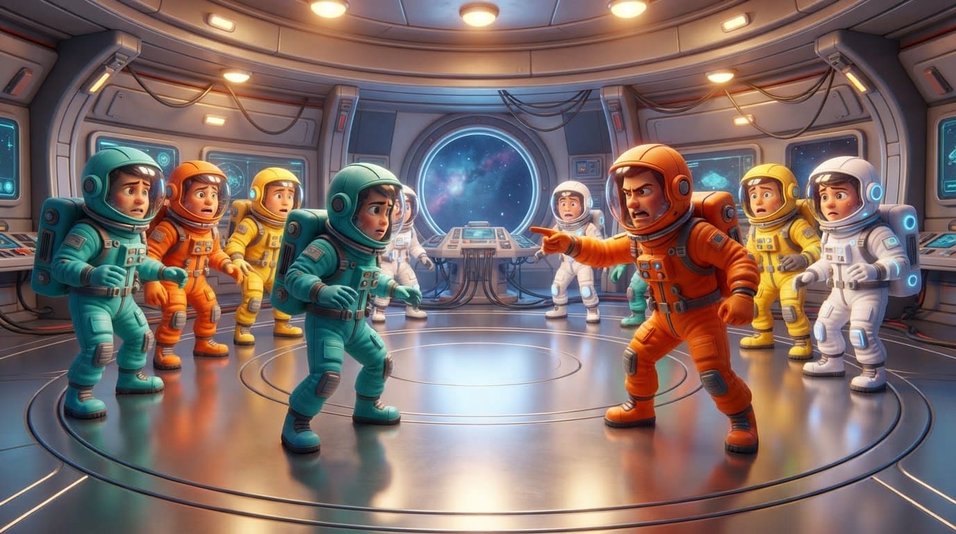 Spot the imposter among crewmates