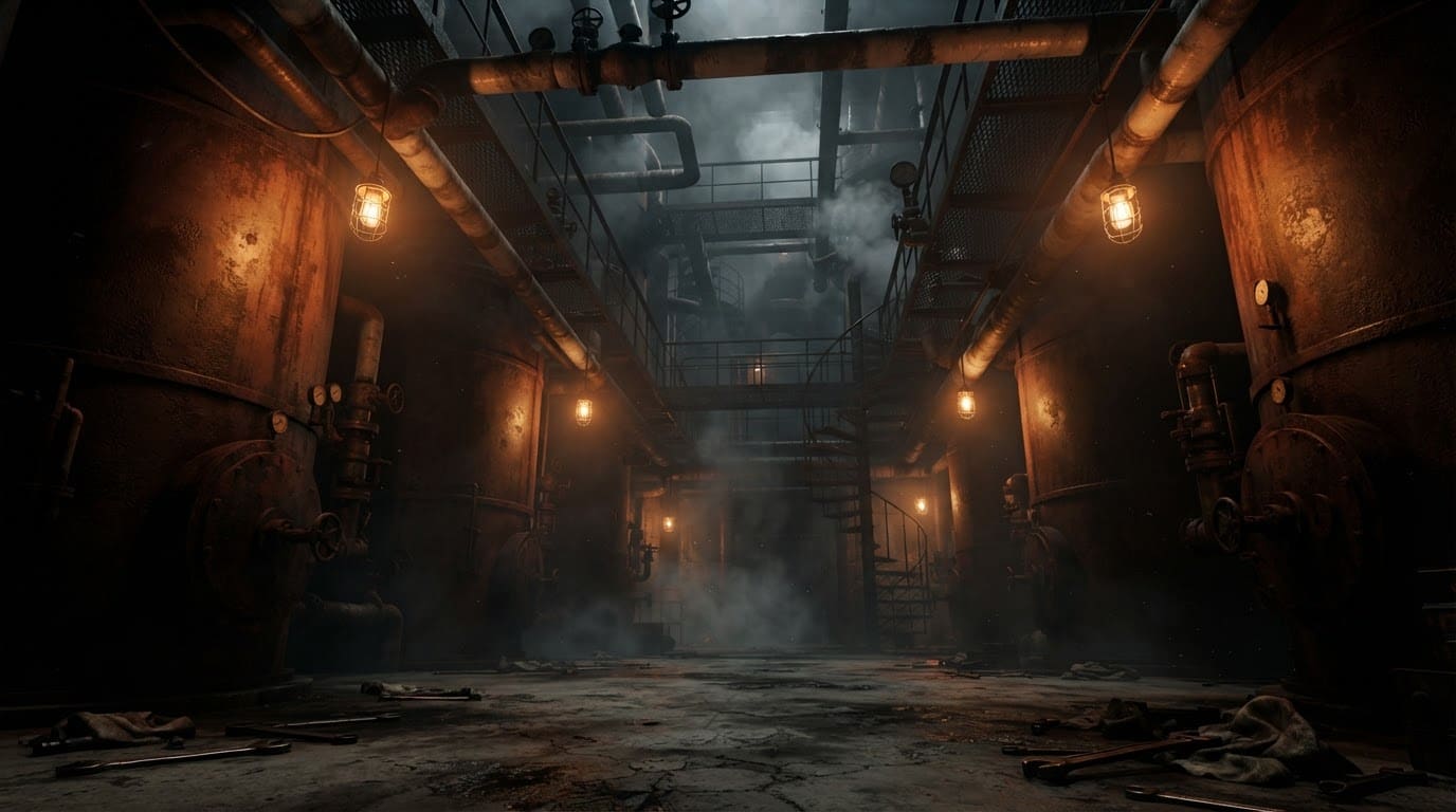The boiler room depths