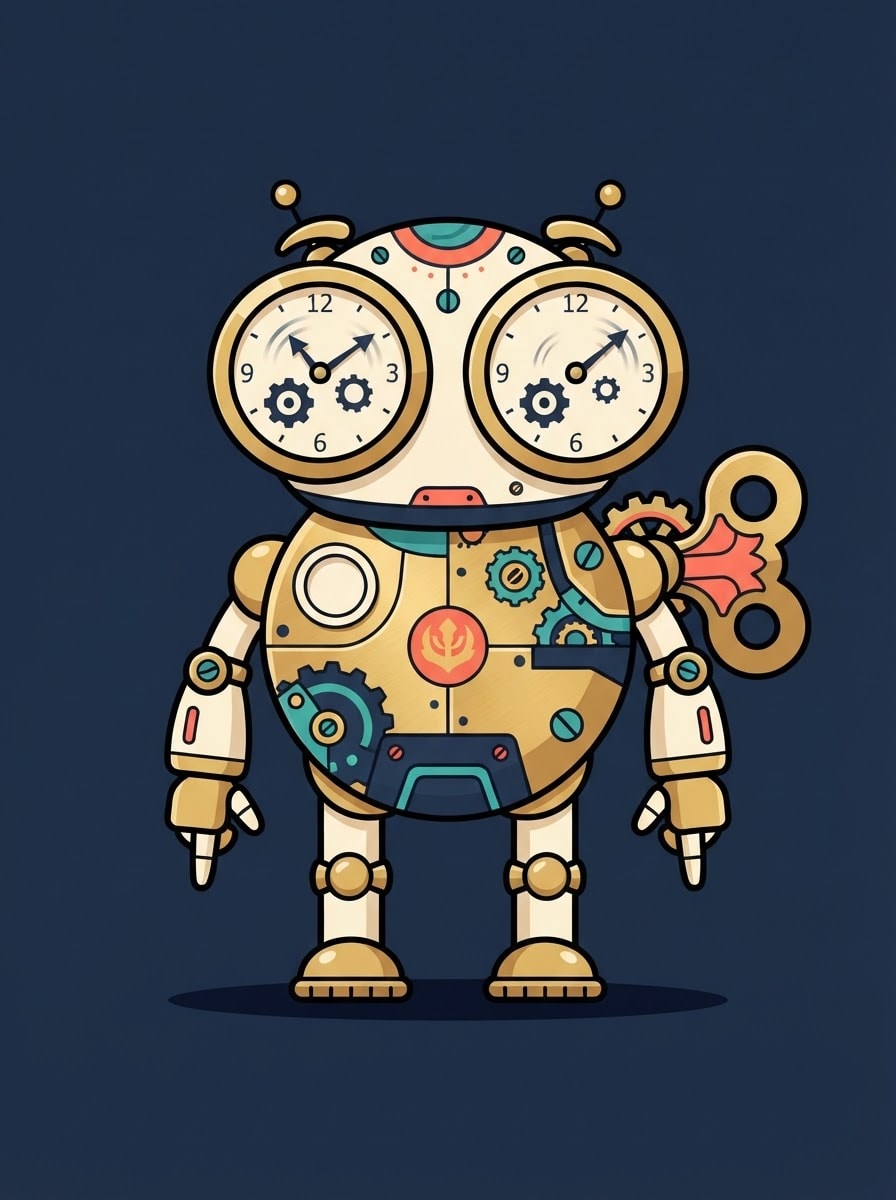 The ticking robot
