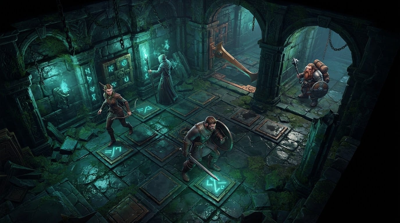 Solve an ancient trap-filled vault