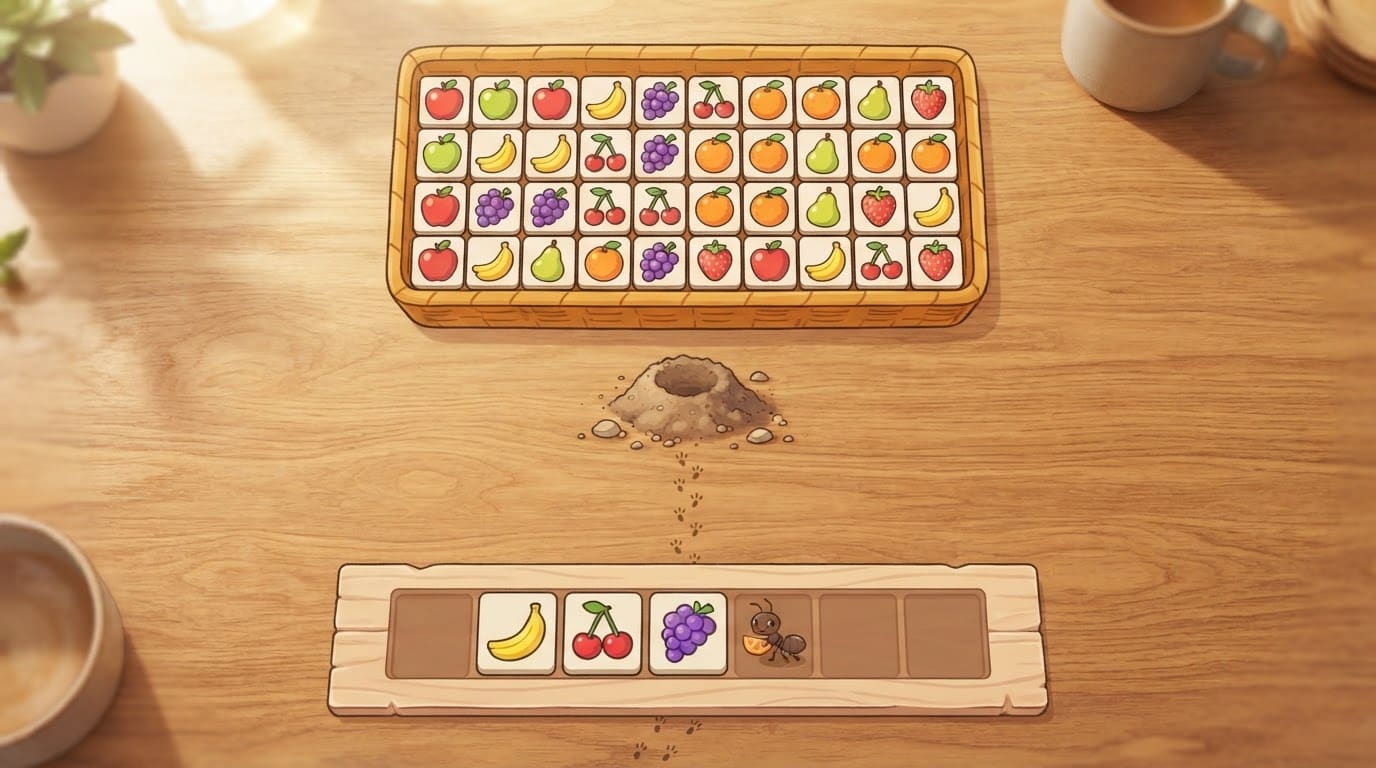 Sunny kitchen table