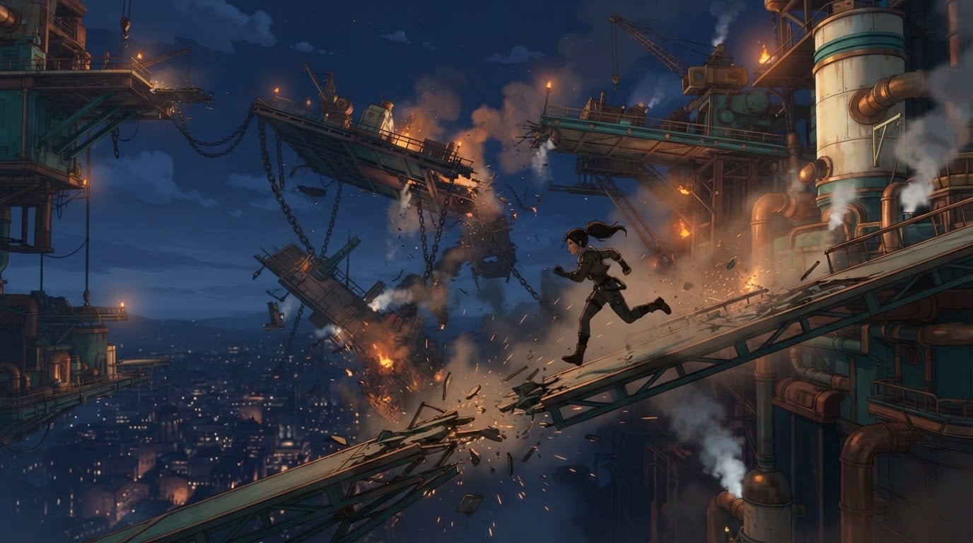 Escape the Collapsing Dockyard