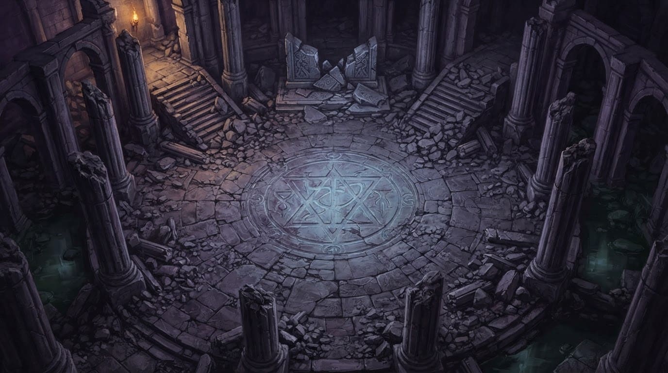 Survive a boss ambush in ruins