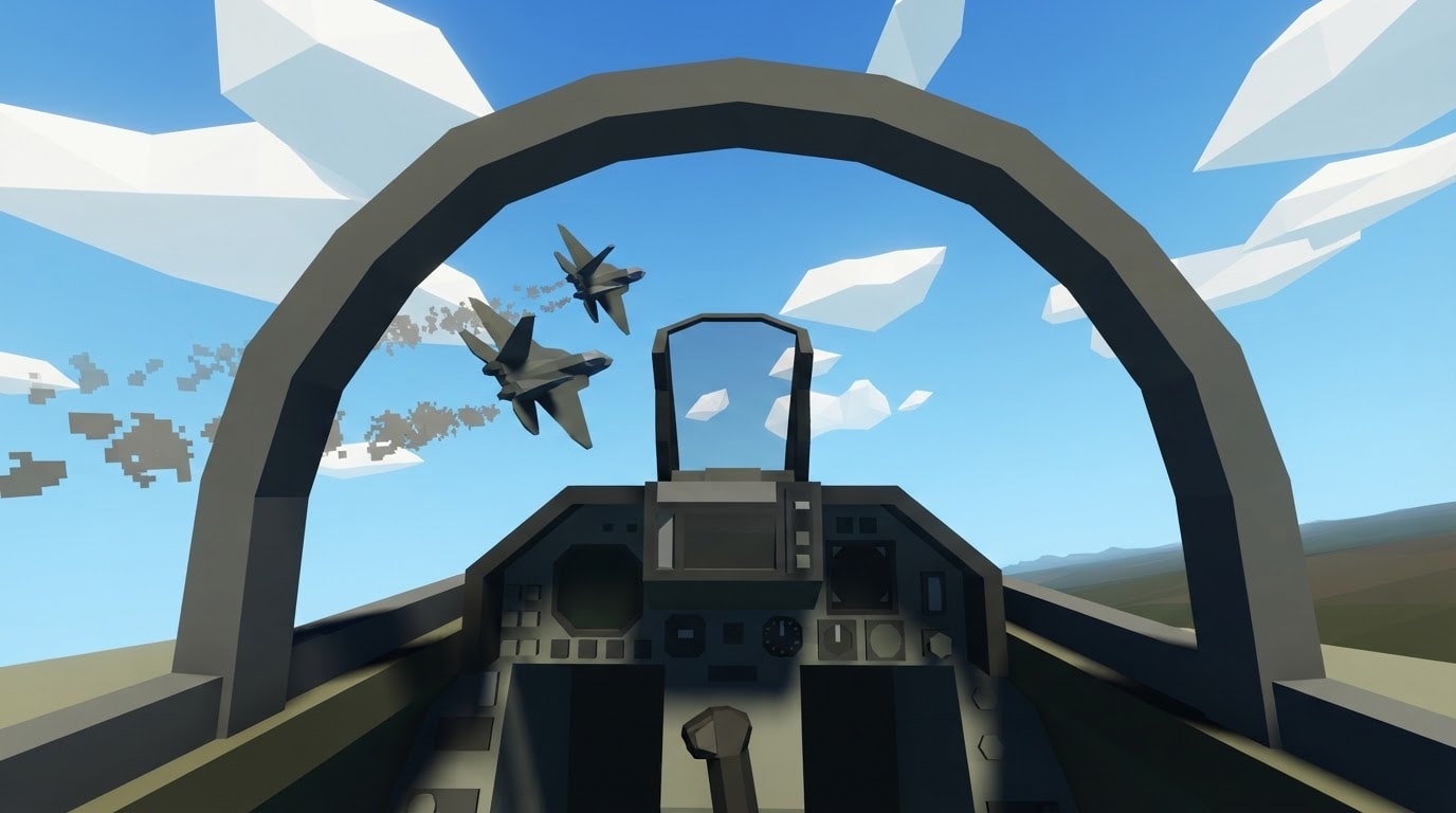 Dogfight over enemy lines