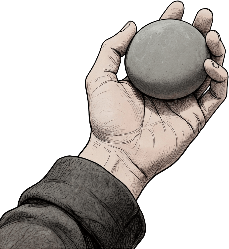 Hand Left Stone