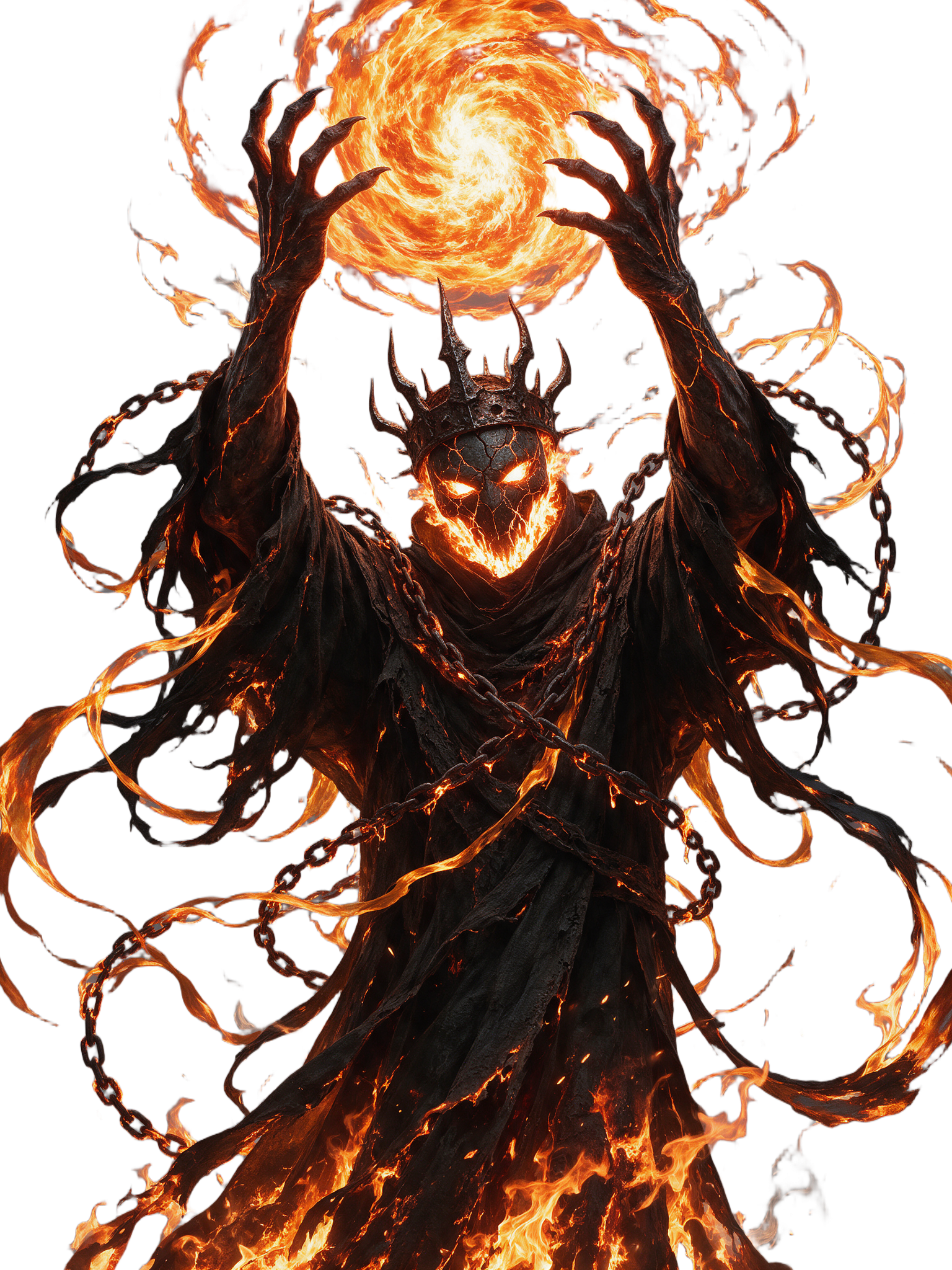 Pyre Warlock Card Portrait