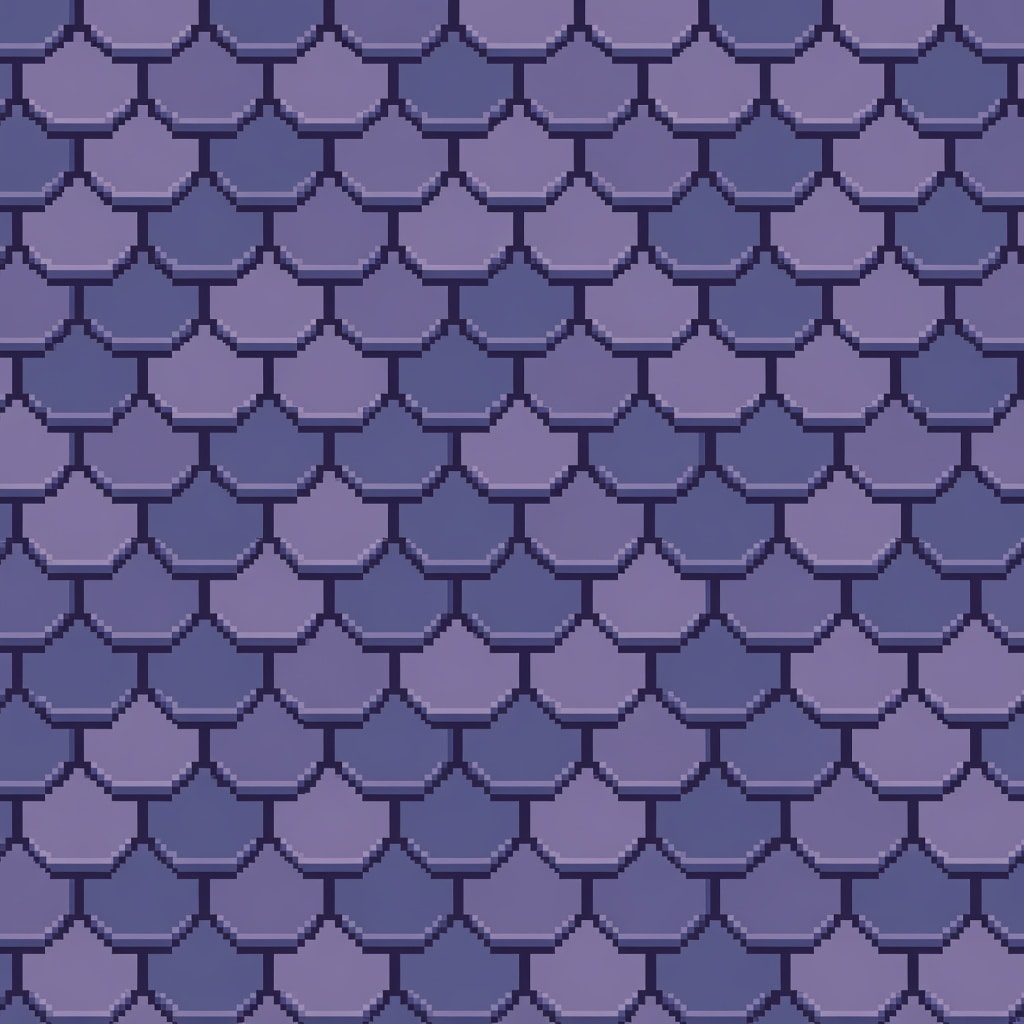 Pixel Roof Shingle Texture