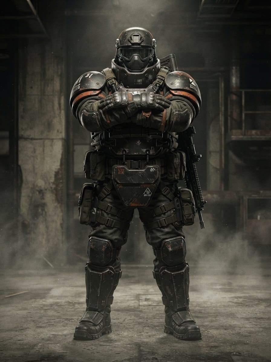 Heavy weapons assault trooper