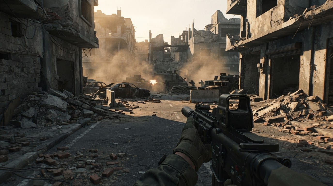 Push through urban rubble