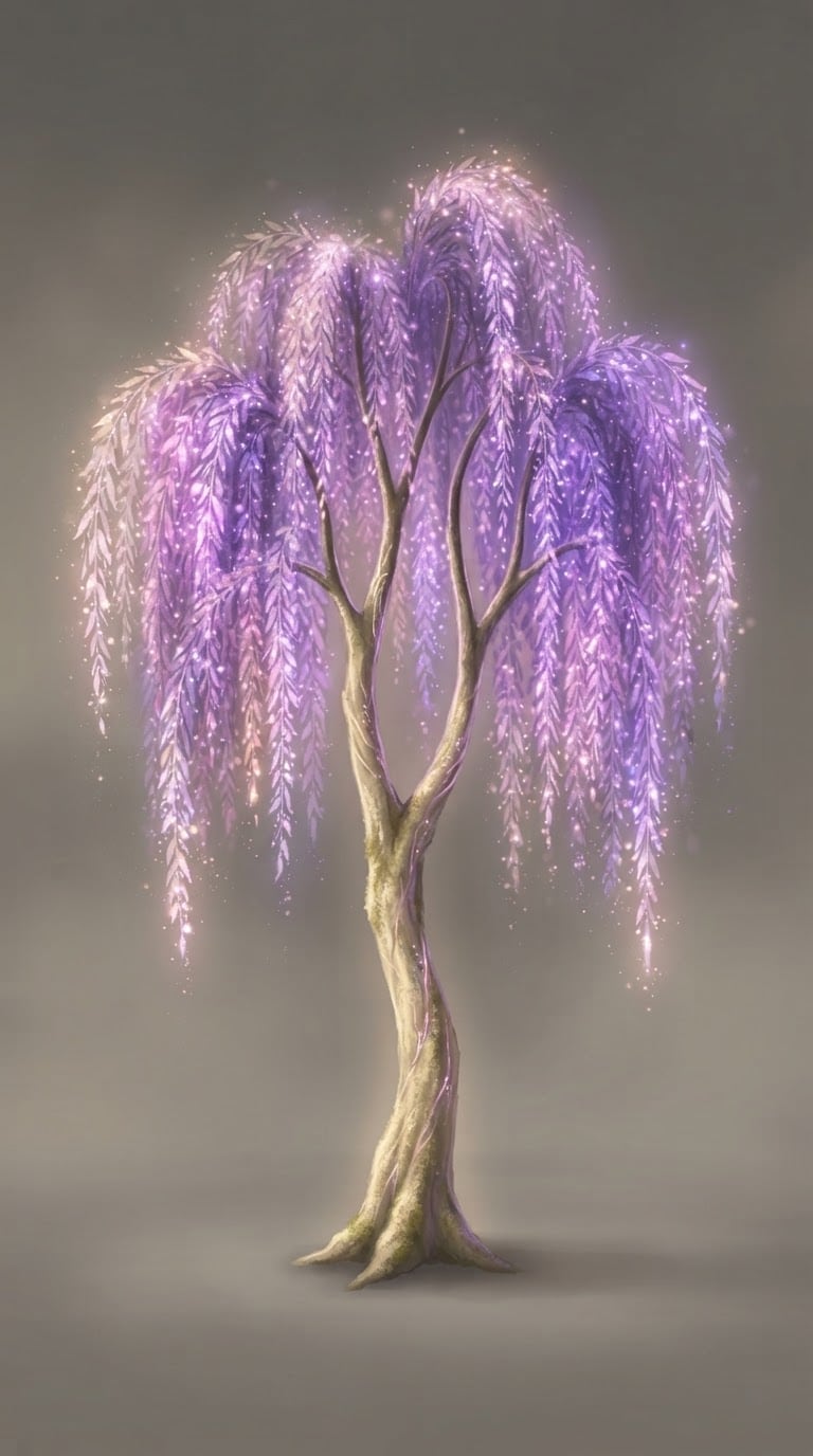 Glowing tree - clean source