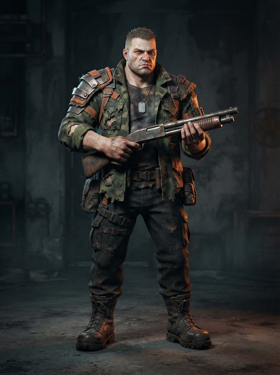 Soldado desertor armado