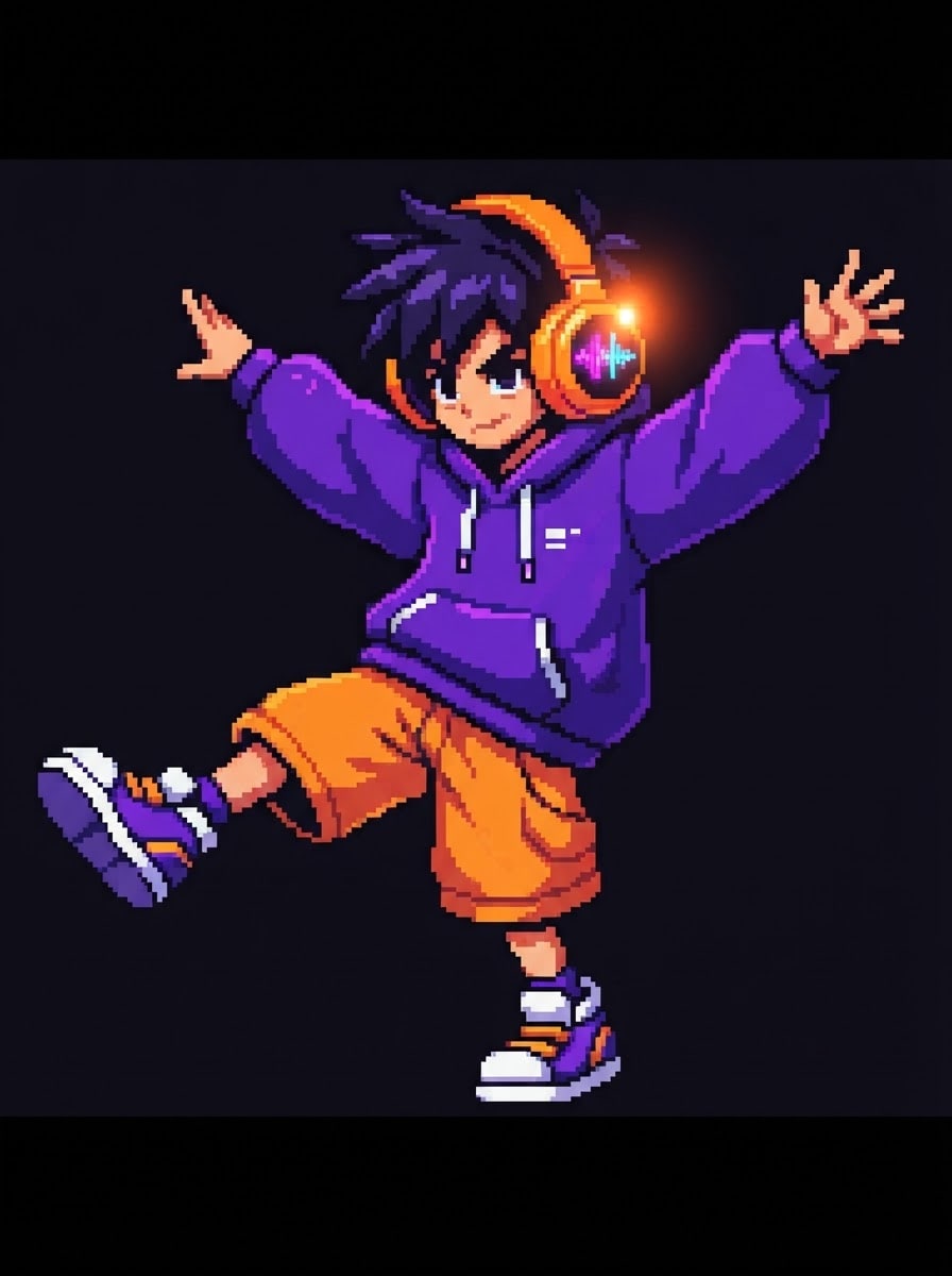 Street Dancer in Headphones