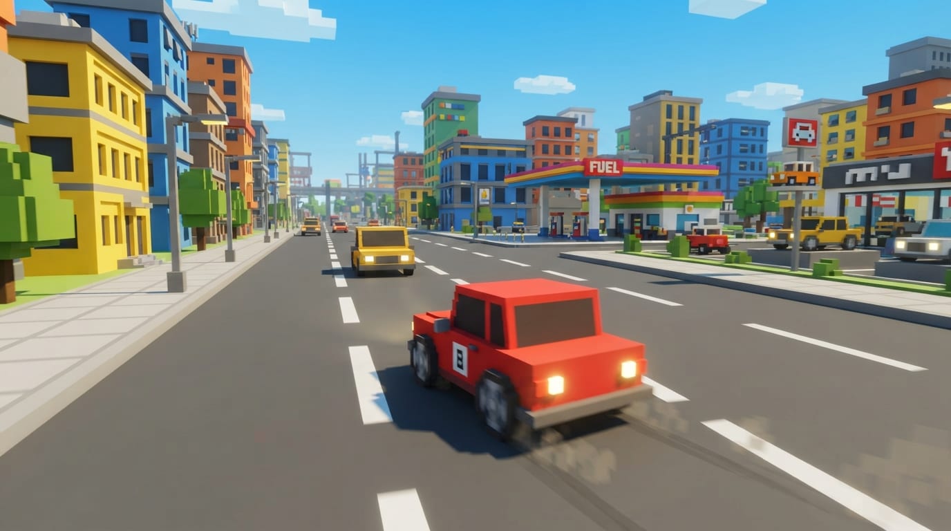 Race and cruise the city streets