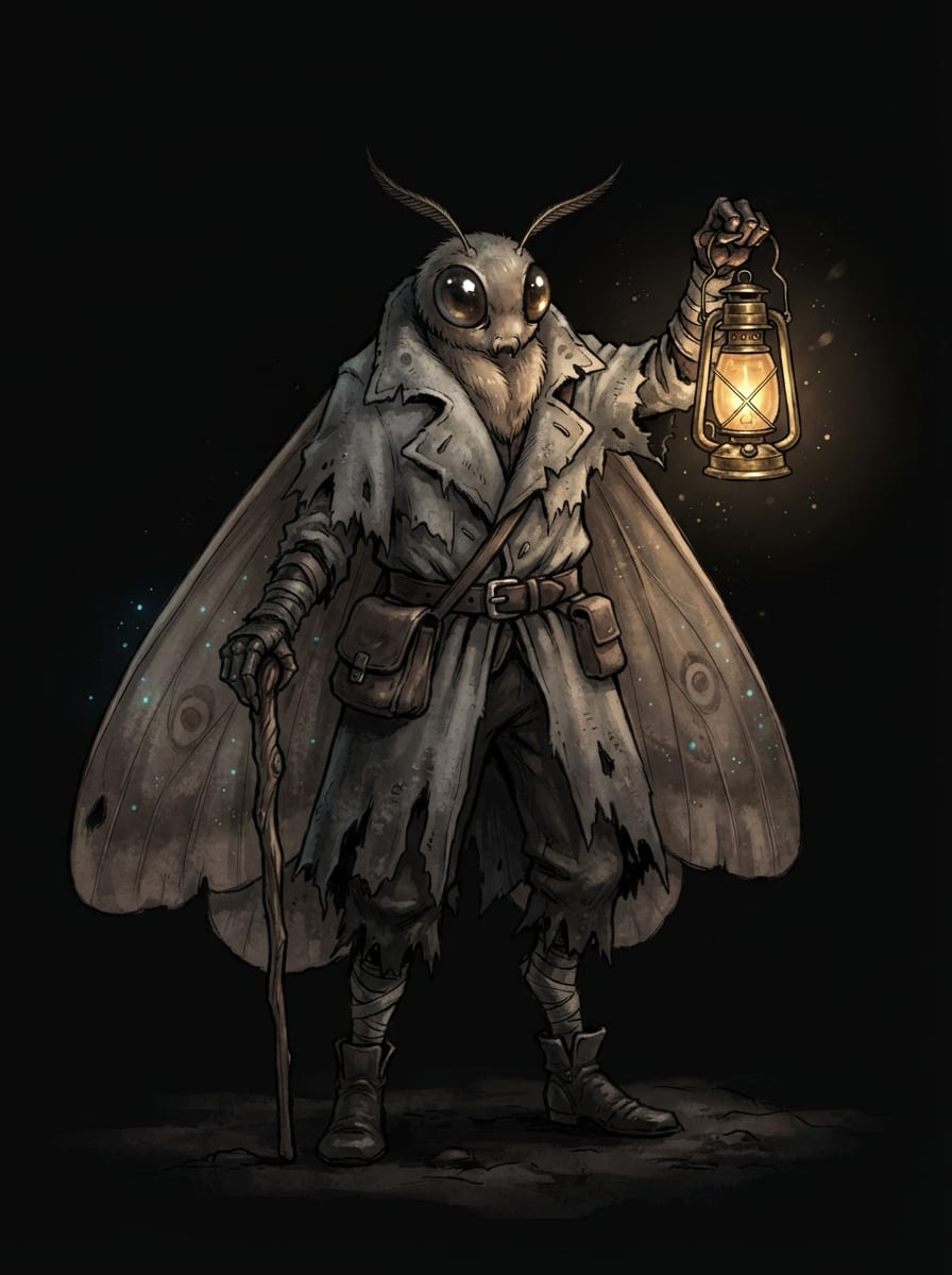 The Lantern Keeper Moth